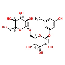 Orcinol gentiobioside Structure