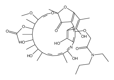 Rifamycin B ethylpropylamide结构式