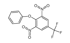 phenyl 2,6-dinitro-4-trifluoromethylphenyl ether结构式