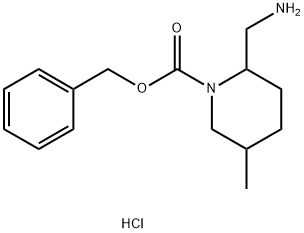 苯甲基 2-(氨基甲基)-5-甲基哌啶-1-甲酸基酯盐酸图片