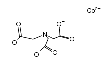 Co(II)(nitrilotriacetate)结构式