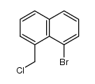 1-bromo-8-chloromethylnaphthalene结构式