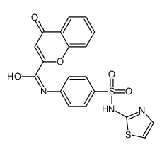 4-oxo-N-[4-(1,3-thiazol-2-ylsulfamoyl)phenyl]chromene-2-carboxamide Structure