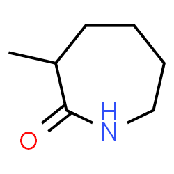 Hexahydro-3-methyl-2H-azepin-2-one structure