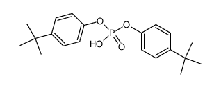 bis(p-tert-butylphenyl) hydrogen phosphate结构式