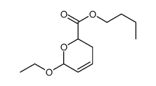 6-Ethoxy-3,6-dihydro-2H-pyran-2-carboxylic acid butyl ester结构式