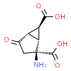 Bicyclo[3.1.0]hexane-2,6-dicarboxylic acid, 2-amino-4-oxo-, (1R,2S,5S,6S)- picture