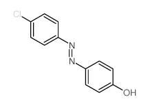 Phenol,4-[2-(4-chlorophenyl)diazenyl]- Structure