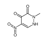 2-methyl-5-nitro-1H-pyridazine-3,4-dione Structure