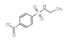 Benzenesulfonamide,N-ethyl-4-nitro-结构式