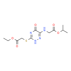 isopropyl ({3-[(2-ethoxy-2-oxoethyl)sulfanyl]-5-oxo-4,5-dihydro-1,2,4-triazin-6-yl}amino)acetate picture