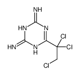 6-(1,1,2-trichloroethyl)-1,3,5-triazine-2,4-diamine Structure