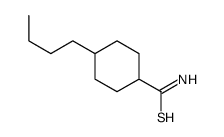 Cyclohexanecarbothioamide, 4-butyl- (9CI)结构式