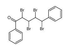 2,3,4,5-Tetrabromo-1,5-diphenyl-1-pentanone结构式