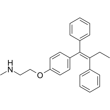 N-Desmethyltamoxifen Structure