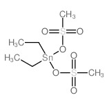 diethyltin; methanesulfonic acid Structure