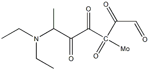 (Triethylamine)(pentacarbonyl)molybdenum结构式