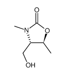 2-Oxazolidinone,4-(hydroxymethyl)-3,5-dimethyl-,(4S,5S)-(9CI) Structure