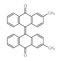 (10Z)-2-methyl-10-(3-methyl-10-oxo-anthracen-9-ylidene)anthracen-9-one structure