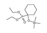 diethyl 1-(trimethylsiloxy)-1-cyclohexylphosphonate Structure