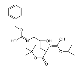 TERT-BUTYL-(2S,4R)-N'-(BENZYLOXYCARBONYL)-N'-(BENZYLOXYCARBONYL)-4-HYDROXYORNITHINATE结构式