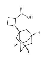 2-Azetidinecarboxylicacid, 1-tricyclo[3.3.1.13,7]dec-1-yl- Structure