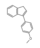 3-(4-methoxyphenyl)-1H-indene结构式