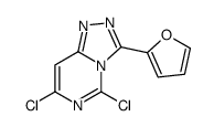 5,7-dichloro-3-(furan-2-yl)-[1,2,4]triazolo[4,3-c]pyrimidine Structure