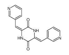 3,6-bis-[3]pyridylmethylene-piperazine-2,5-dione结构式