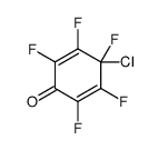 4-chloro-2,3,4,5,6-pentafluorocyclohexa-2,5-dien-1-one Structure