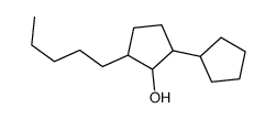 2-cyclopentyl-5-pentylcyclopentan-1-ol Structure