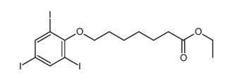 ethyl 7-(2,4,6-triiodophenoxy)heptanoate Structure