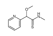 α-Methoxy-N-methyl-2-pyridylthioacetamide结构式