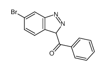 (6-bromo-1(2)H-indazol-3-yl)-phenyl-methanone Structure