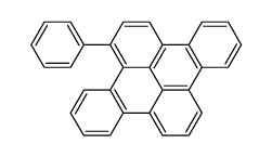 1-Phenyldibenzo(e,l)pyren结构式