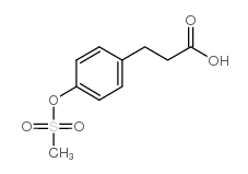 3-(4-METHANESULFONYLOXOPHENYL)-PROPANOIC ACID structure