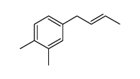 BENZENE,4-(2-BUTENYL)-1,2-DIM structure