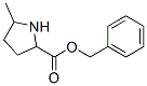 5-Methylpyrrolidine-2-carboxylic acid benzyl ester结构式