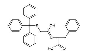 (2S)-3-phenyl-2-[(2-tritylsulfanylacetyl)amino]propanoic acid Structure