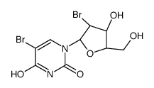 5-bromo-1-[(2R,3R,4R,5R)-3-bromo-4-hydroxy-5-(hydroxymethyl)oxolan-2-yl]pyrimidine-2,4-dione Structure