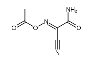 Acetamide,2-[(acetyloxy)imino]-2-cyano-结构式