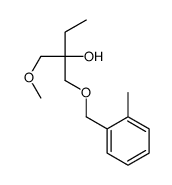 1-methoxy-2-[(2-methylphenyl)methoxymethyl]butan-2-ol结构式