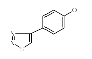 4-(1,2,3-Thiadiazol-4-yl)phenol structure