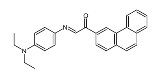 2-[4-(diethylamino)phenyl]imino-1-phenanthren-3-ylethanone Structure