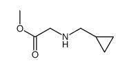 ETHYL 2-(CYCLOPROPYLMETHYLAMINO)ACETATE结构式