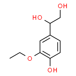 3-ethoxy-4-hydroxyphenylglycol结构式