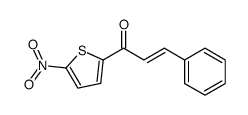 1-(5-nitrothiophen-2-yl)-3-phenylprop-2-en-1-one结构式