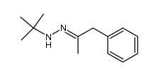 1-(tert-butyl)-2-(1-phenylpropan-2-ylidene)hydrazine结构式