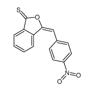 3-[(4-nitrophenyl)methylidene]-2-benzofuran-1-thione Structure