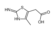 (2-amino-4-methyl-1,3-thiazol-5-yl)acetic acid(SALTDATA: FREE) Structure